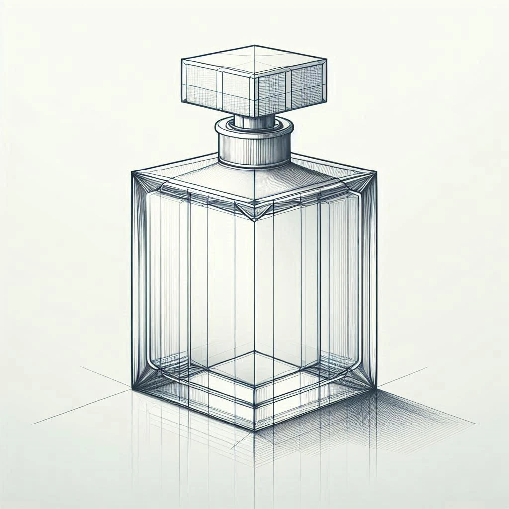 Esquisse de flacon — Perle de l’Atlas